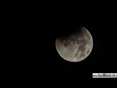 Zaćmienie Księżyca fot. Anna Mikołajczyk